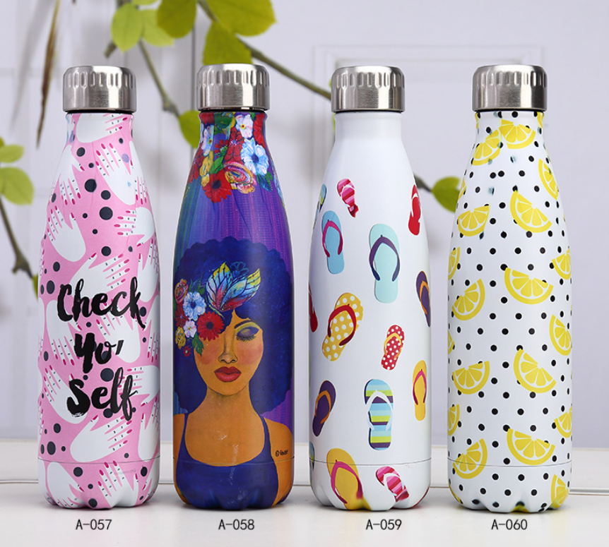 Artist Water Bottle Design Stainless Steel Thermos Flask CJdropshipping