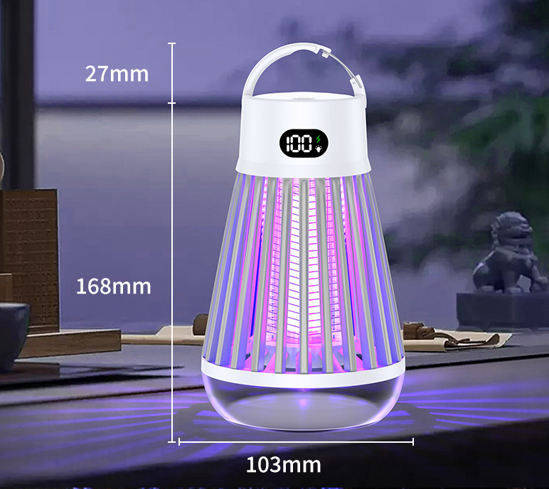 Digital Display Mosquito Killer Lamp Electric Shock Mosquito Trap Light  Radiationless Insect Repellent Trap For Bedroom Outdoor Summer Gadgets -  CJdropshipping
