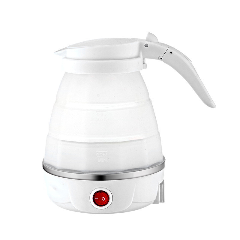 Electric kettle foldable silicone portable water kettle 600ml mini