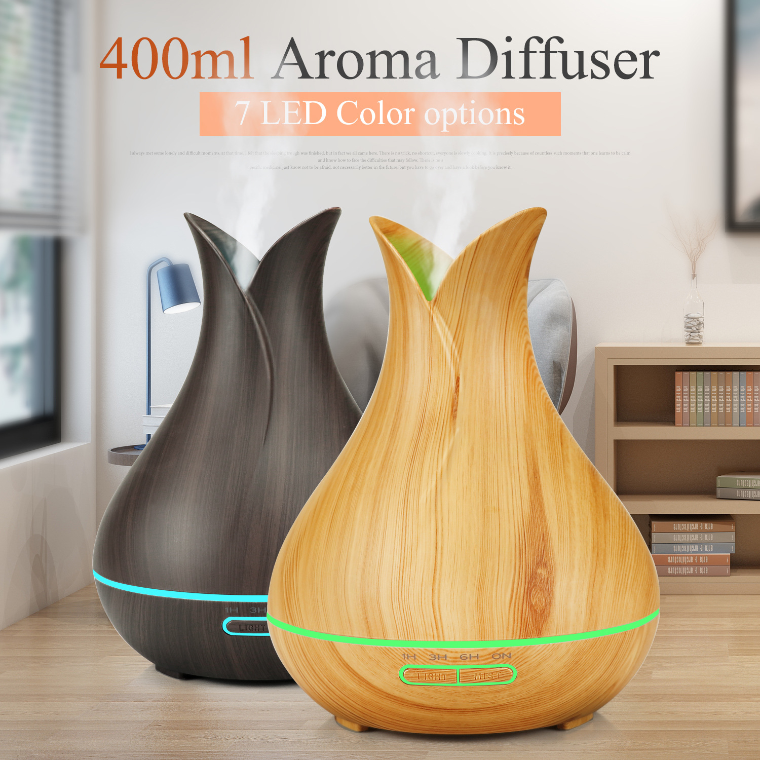 2022 New Creative Ultrasonic Essential Oil Humidifier Volcano Aromathe -  Dijah'vu