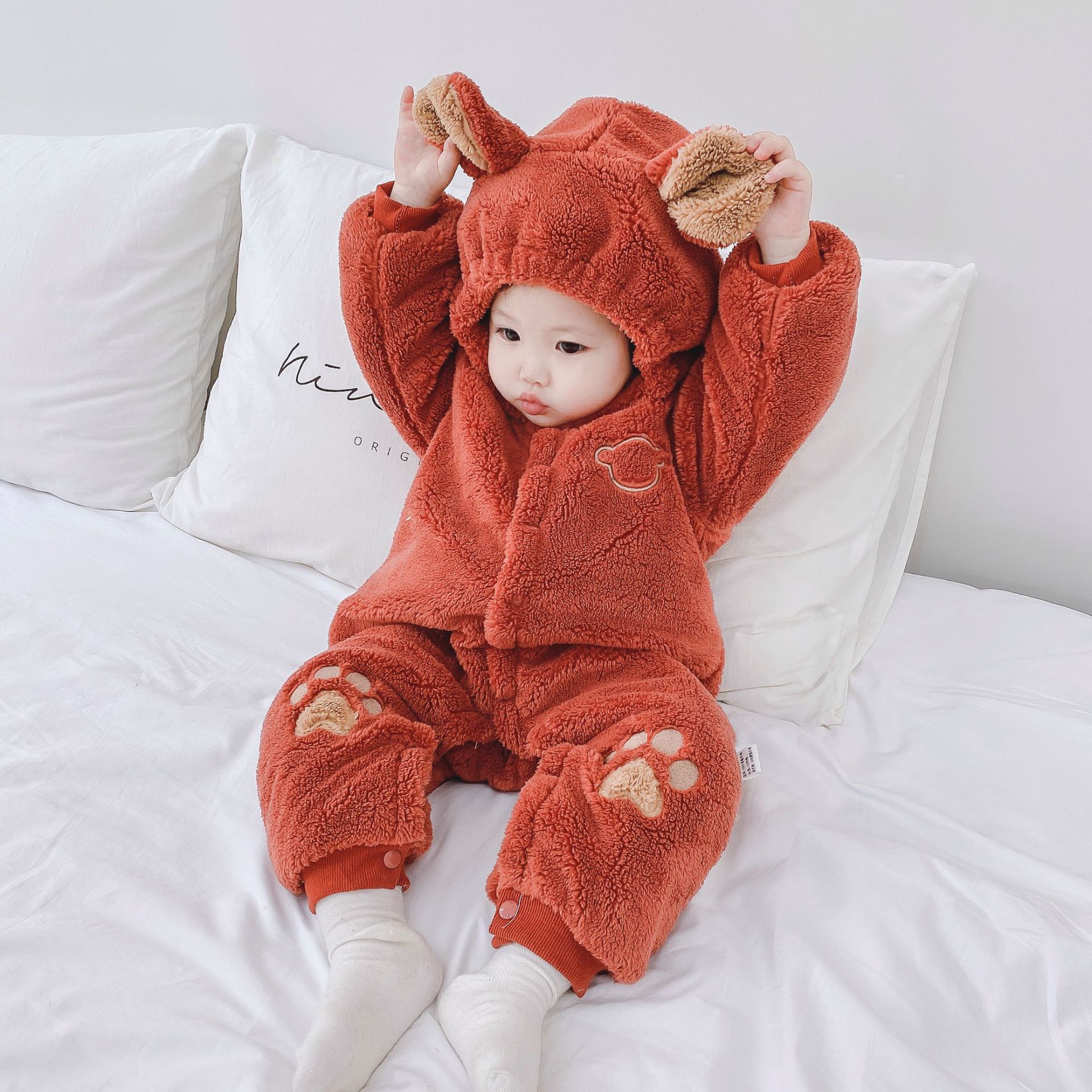 Quilted best sale onesie baby