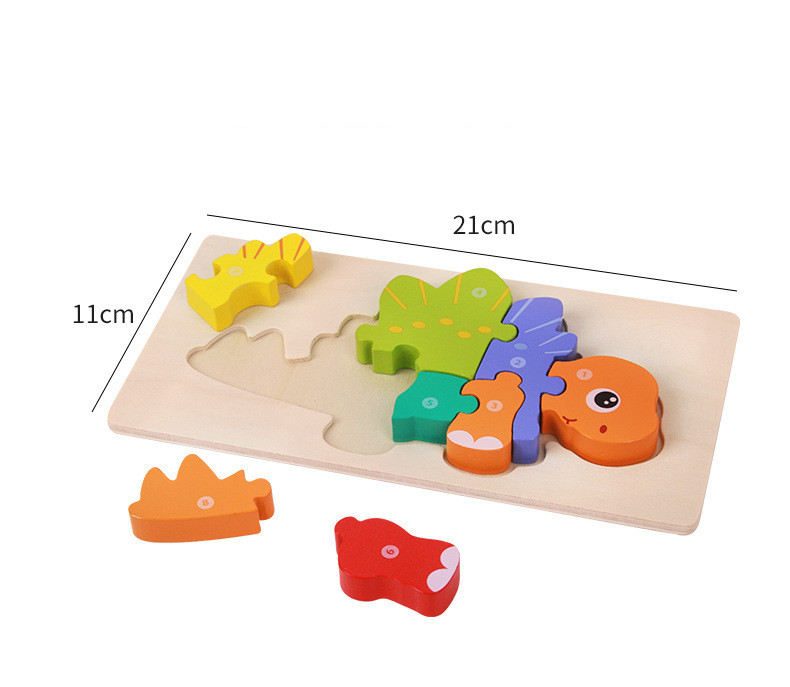 Montessori Childrens Educational Wooden 3D Toys - MAMTASTIC