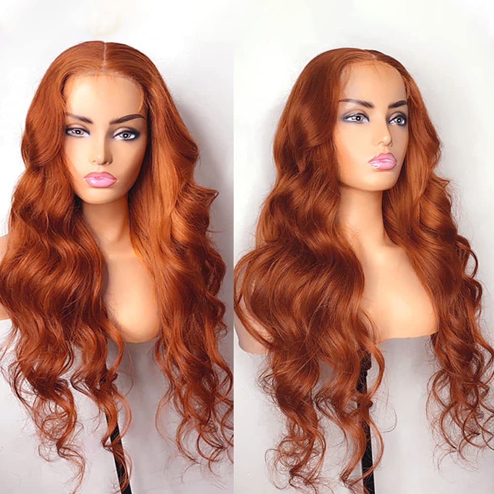 Wig head covering, medium wavy wig ladies long hair