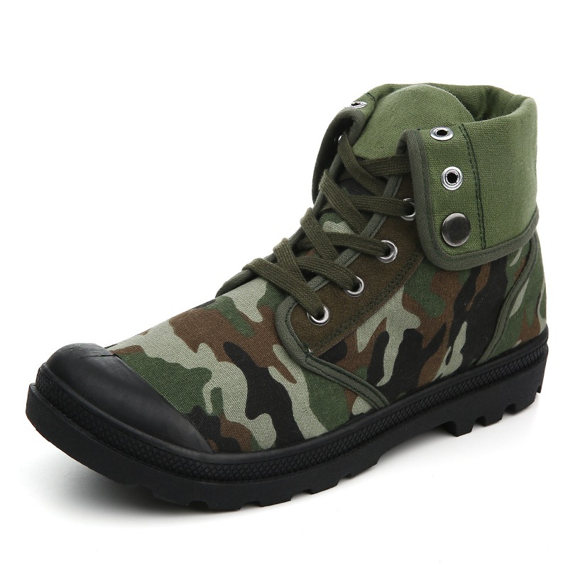 Men High-top Lace Up Canvas  boots Sneakers