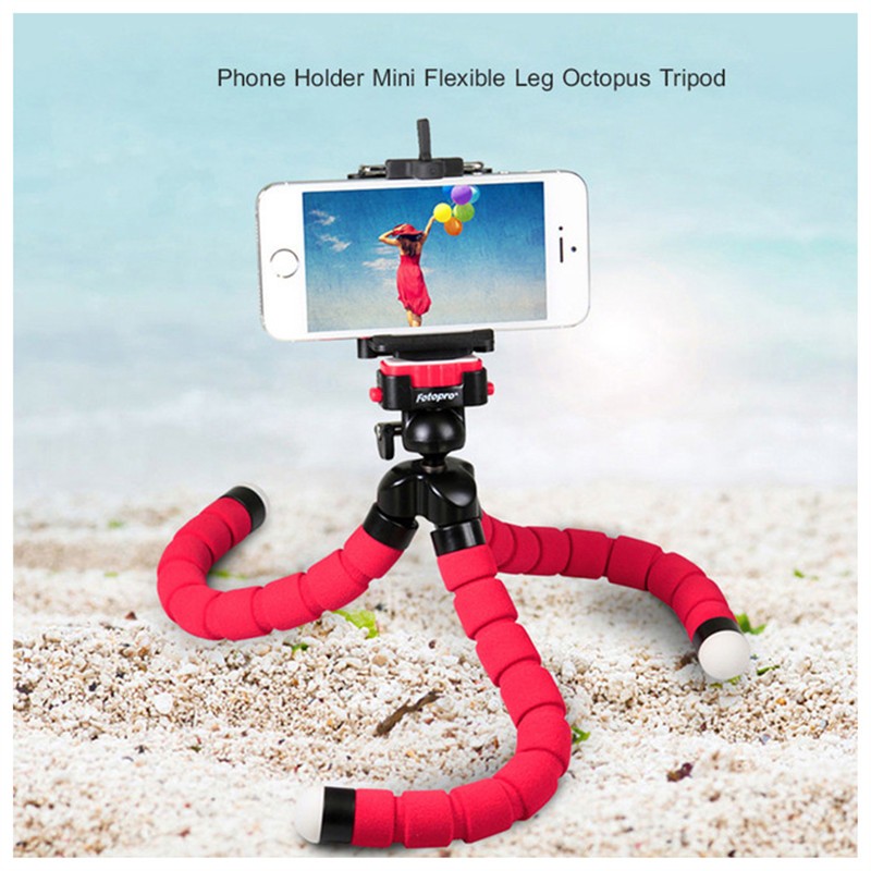 Tripod For Phone Flexible Sponge Octopus Mini Tripod For IPhone Mini Camera  Tripod Phone Holder Clip
