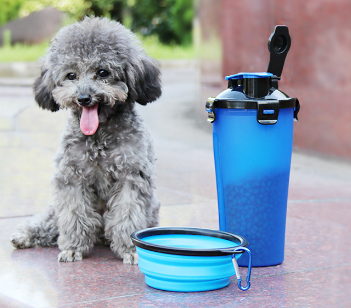 Portable Water Cup for Walking The Dog Outdoor Foldable Water Bottle Dog  Cat Drinking Fountain Pet Water Dispenser Travling