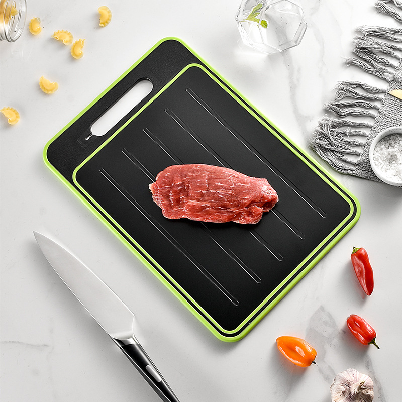 Professional Plastic Cutting Board For Meat Vegetable Fruit Commercial Easy  Grip Handle - CJdropshipping