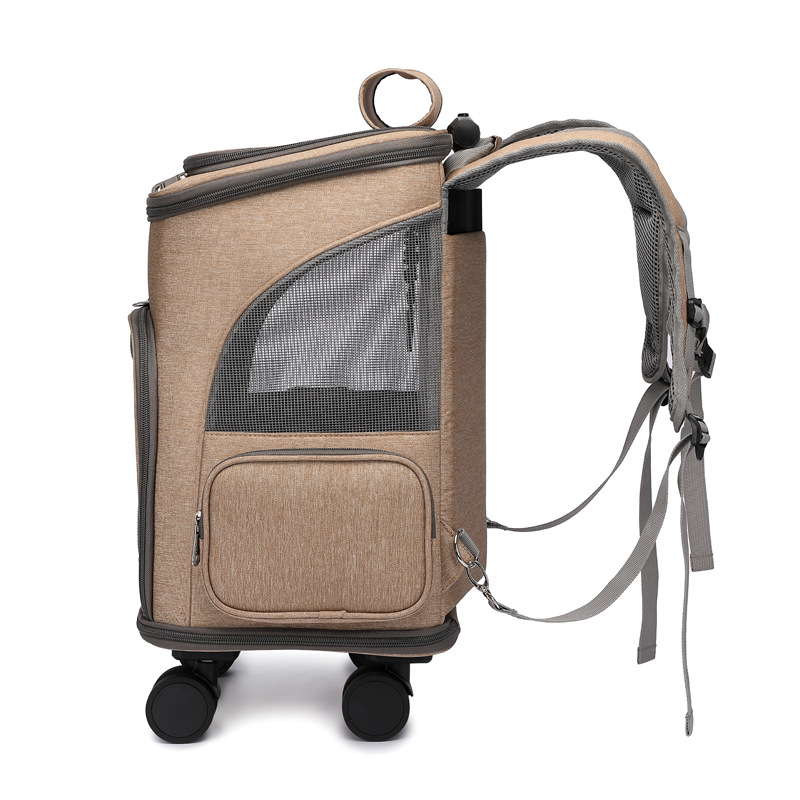 Dropship Airline Approved Folding Zippered Casual Pet Carrier to