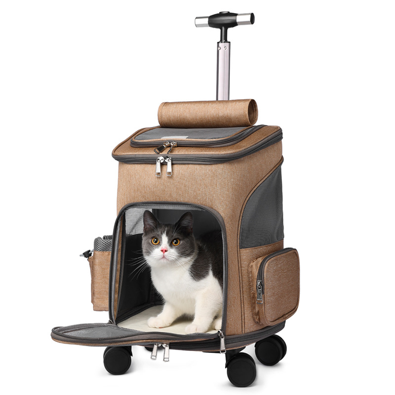 Dropship Airline Approved Folding Zippered Casual Pet Carrier to