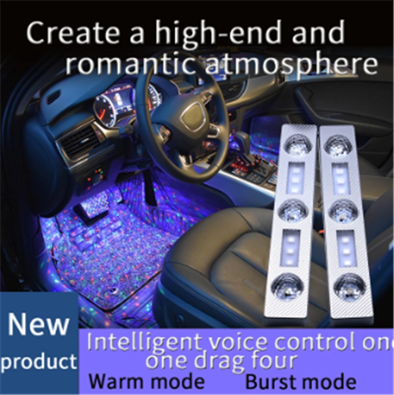 Car Decorative Lamp USB LED Light Star Starry Night Automobile Atmosphere  Light Car Interior Accessories - CJdropshipping
