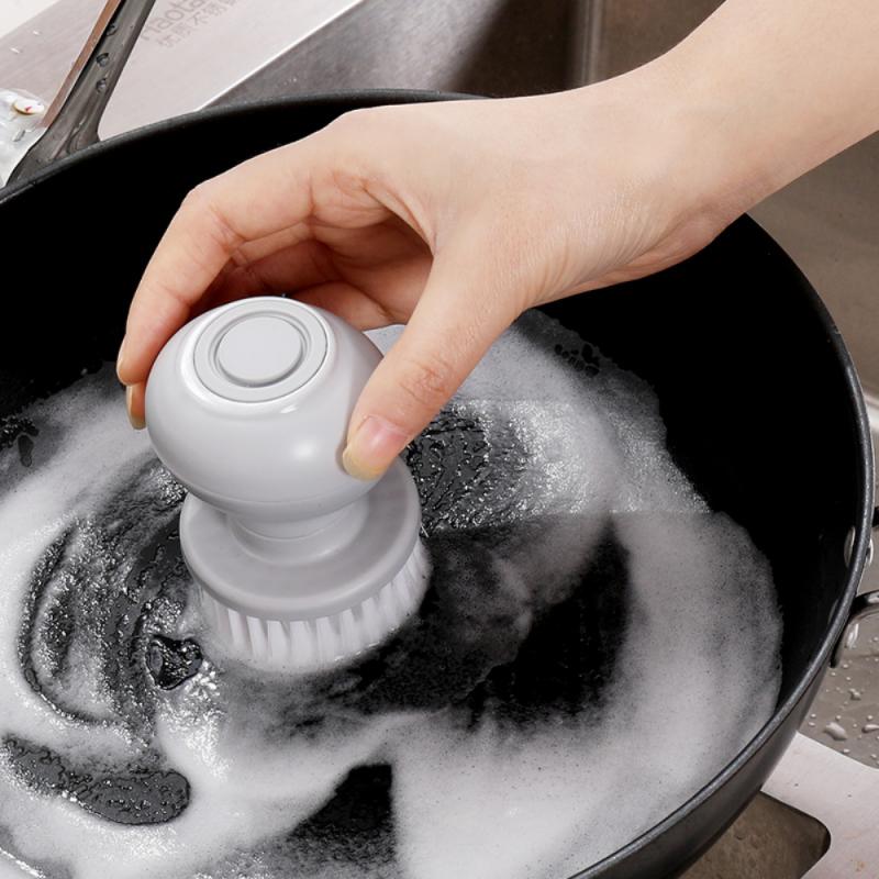 Pot Brush Dish Brush Dish Scrub Brush With Soap Dispenser For Dishes  Kitchen Sink Pot Pan - CJdropshipping