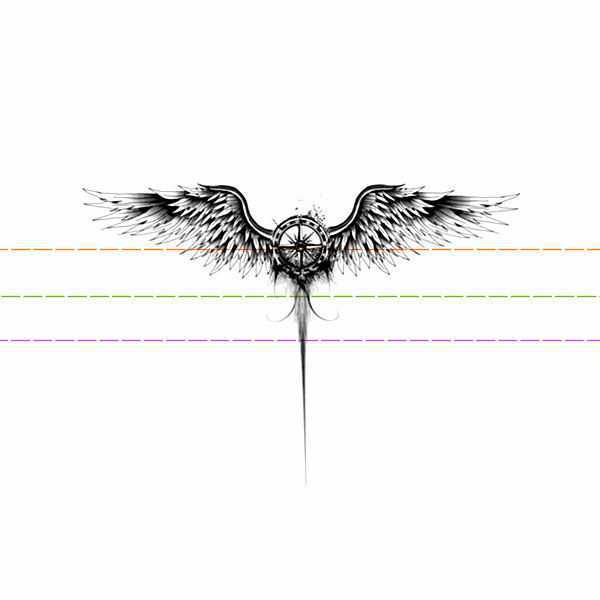 Inkscape Tattoo - Compass with wing tattoo .... | Facebook