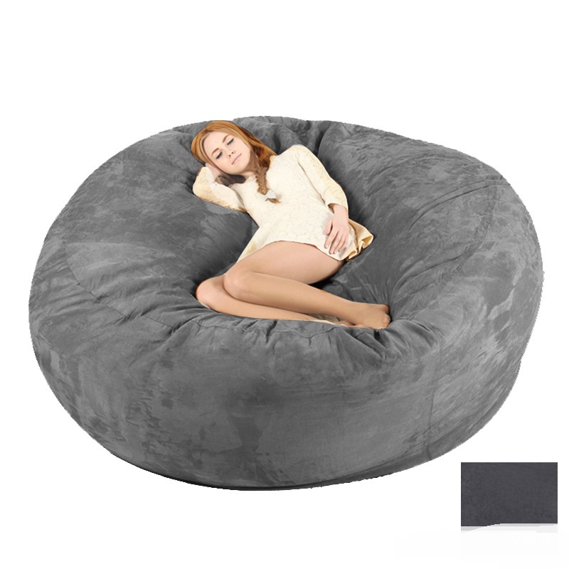 Dropshipping 7FT 183cm Fur Giant Removable Washable Bean Bag Bed