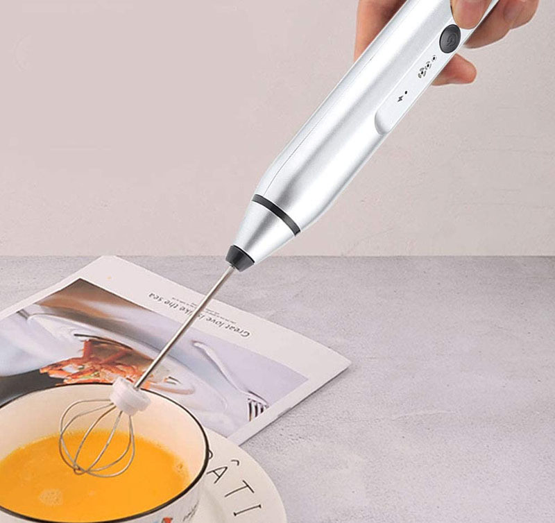 Dropship Mini Stainless Electric Handheld Egg Beater Household Kitchen  Steel Coffee Milk Tea Blender Beat Up The Cream Stirring to Sell Online at  a Lower Price