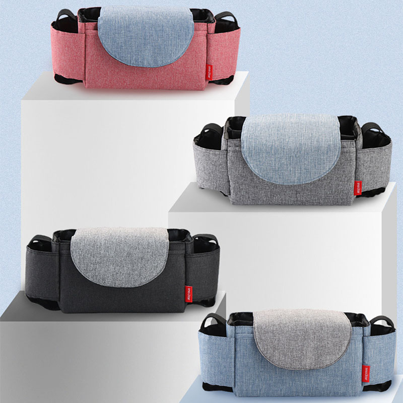 Baby Stroller Organizer with Maternity Nappy Bag and Cup Holder - MAMTASTIC