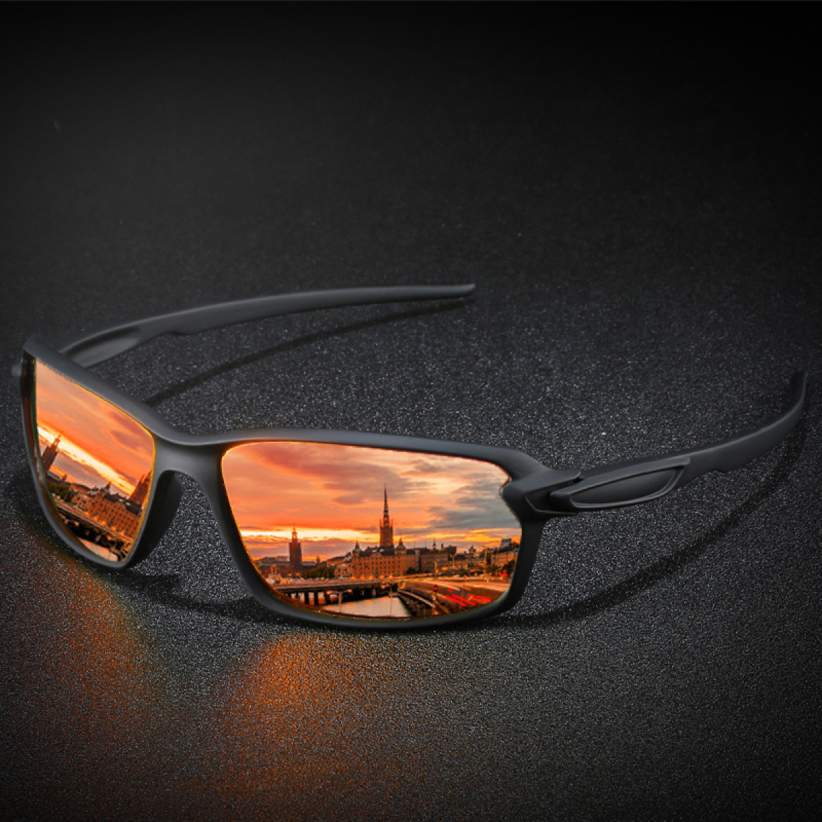 Men's Sports Sunglasses Polarized Cool Mirror Lens - CJdropshipping