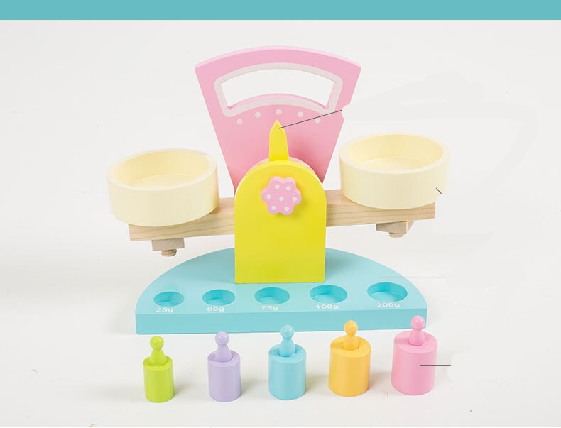 Children's Wooden Balance Scales Science Experiment - MAMTASTIC
