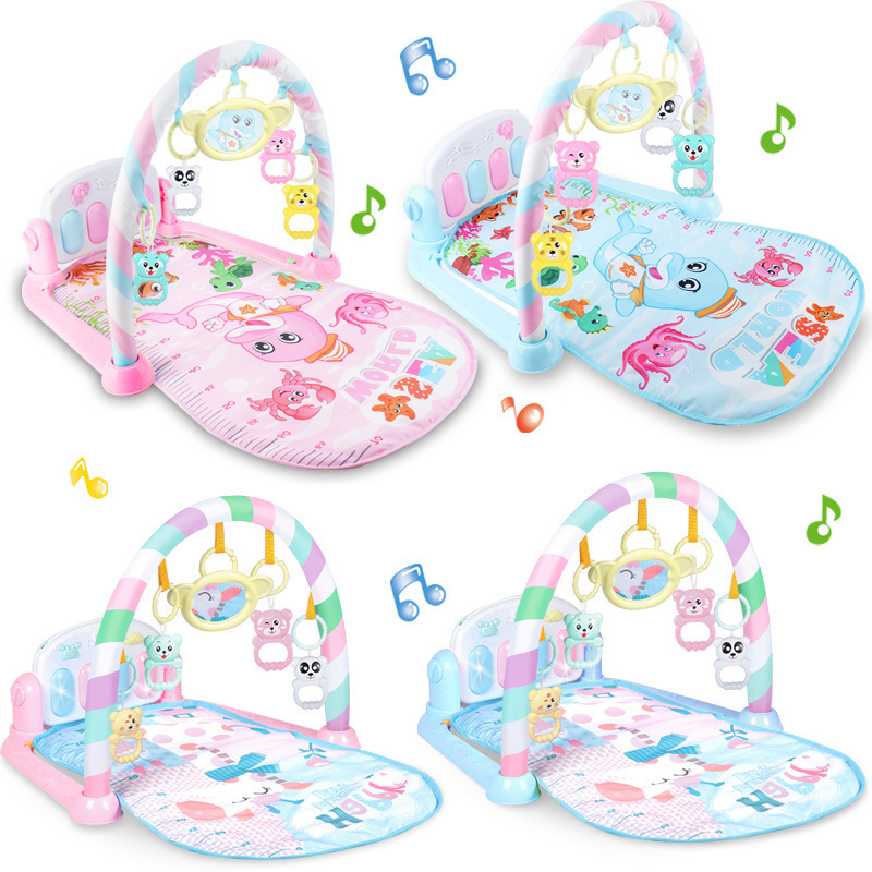 Baby Pedal Piano Playmat with Music and Fitness Features - MAMTASTIC