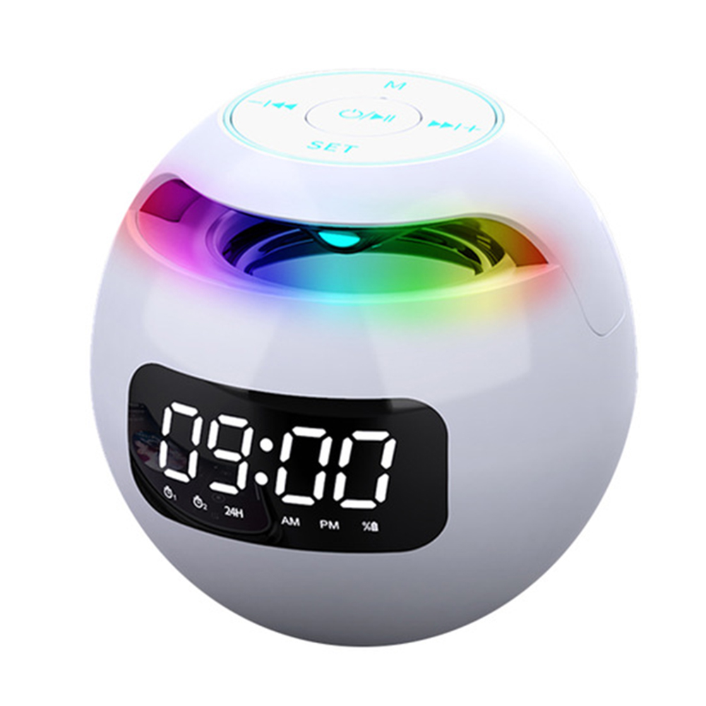 New Portable Wireless Alarm Clock Bluetooth Speaker - Picture 6 of 6
