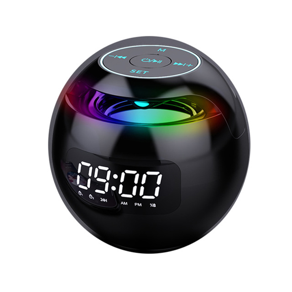 New Portable Wireless Alarm Clock Bluetooth Speaker - Picture 3 of 6