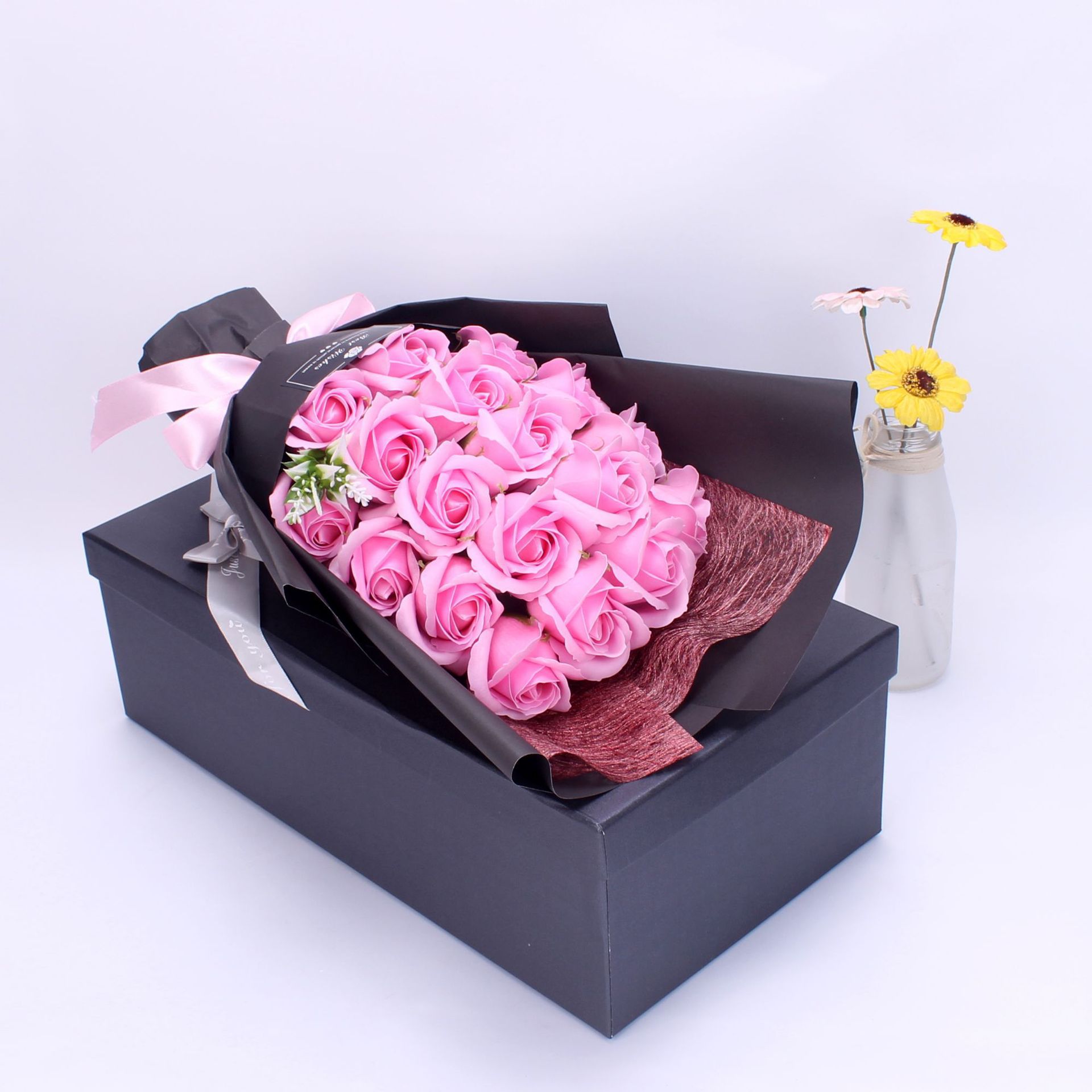 Wholesale M-2058 New Design Gift Flower Soap Rose Bouquet Wrapping