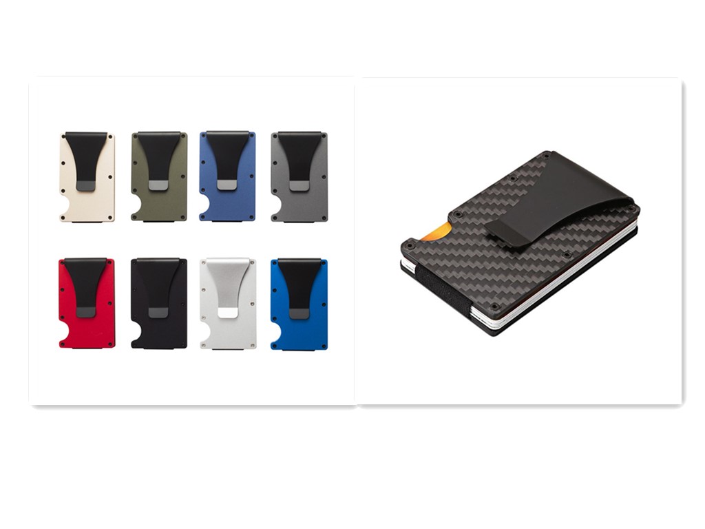 Carbon Fiber Wallet Aluminum Alloy Bank Card Holder - CJdropshipping