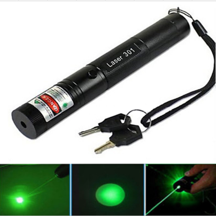 301 Flashlight Green Laser Burning Match Burning Laser Pointer