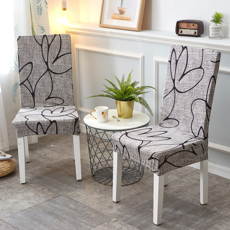 Flower Garden Elastic Chair Covers