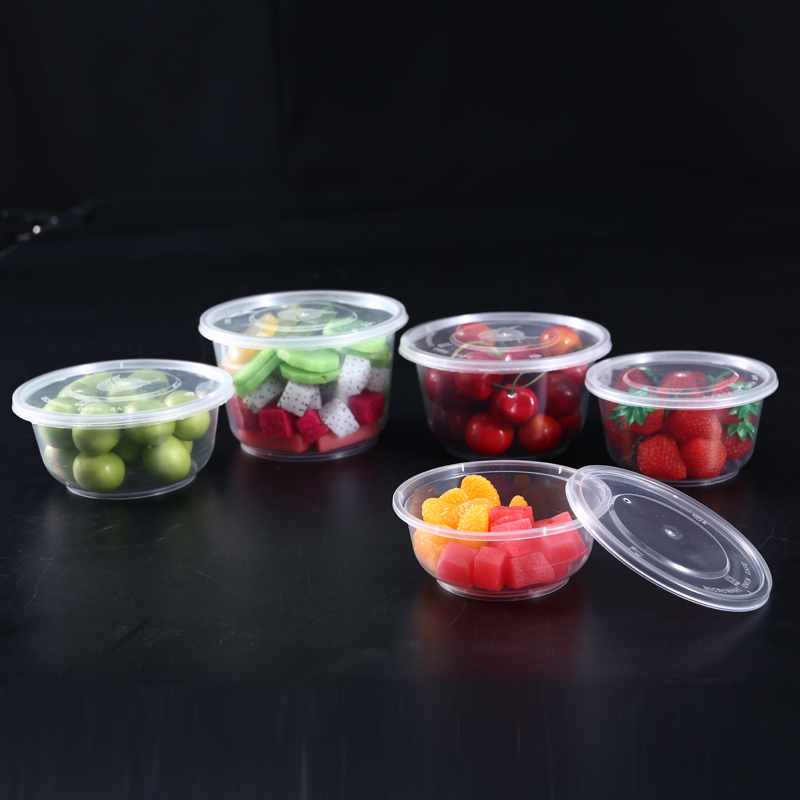 Transparent Round Bowl Takeaway Packing Box - CJdropshipping