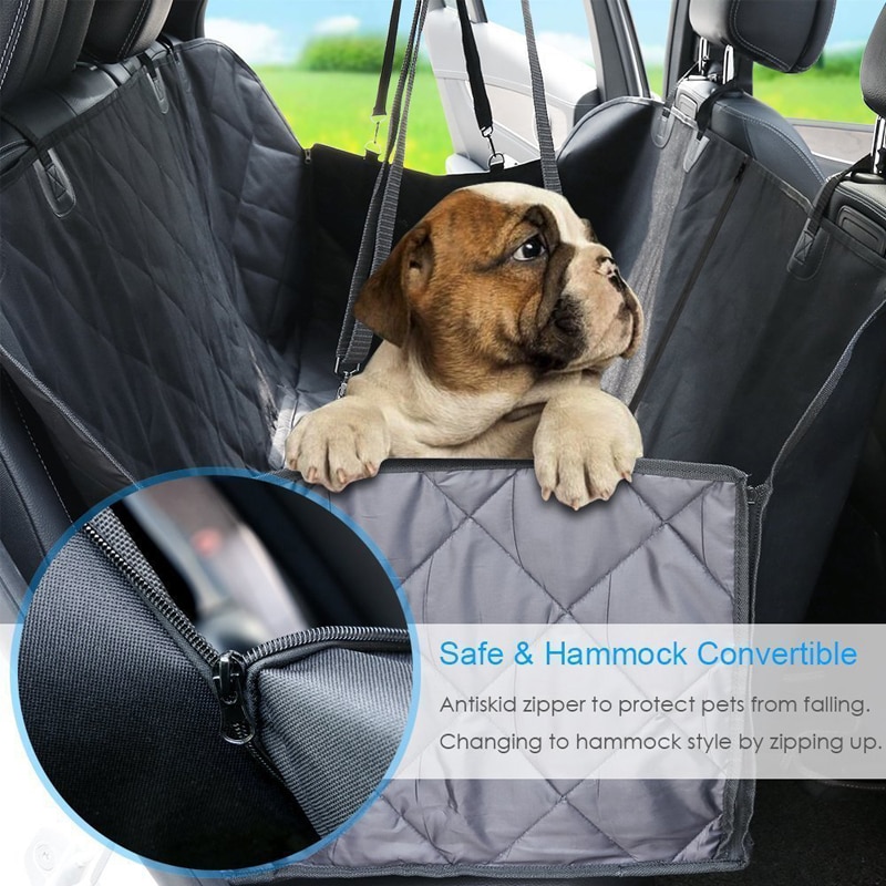 Rear Back Pet Dog Cat Car Seat Cover Mats Waterproof Hammock Protector  Travel Safety Accessories Seat Pad Cushion Dog Carriers