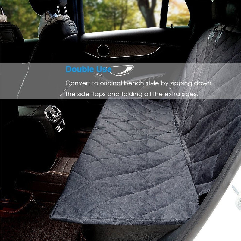 NEW Waterproof Non-Slip Car Seat Hammock Cover With Pockets, Side