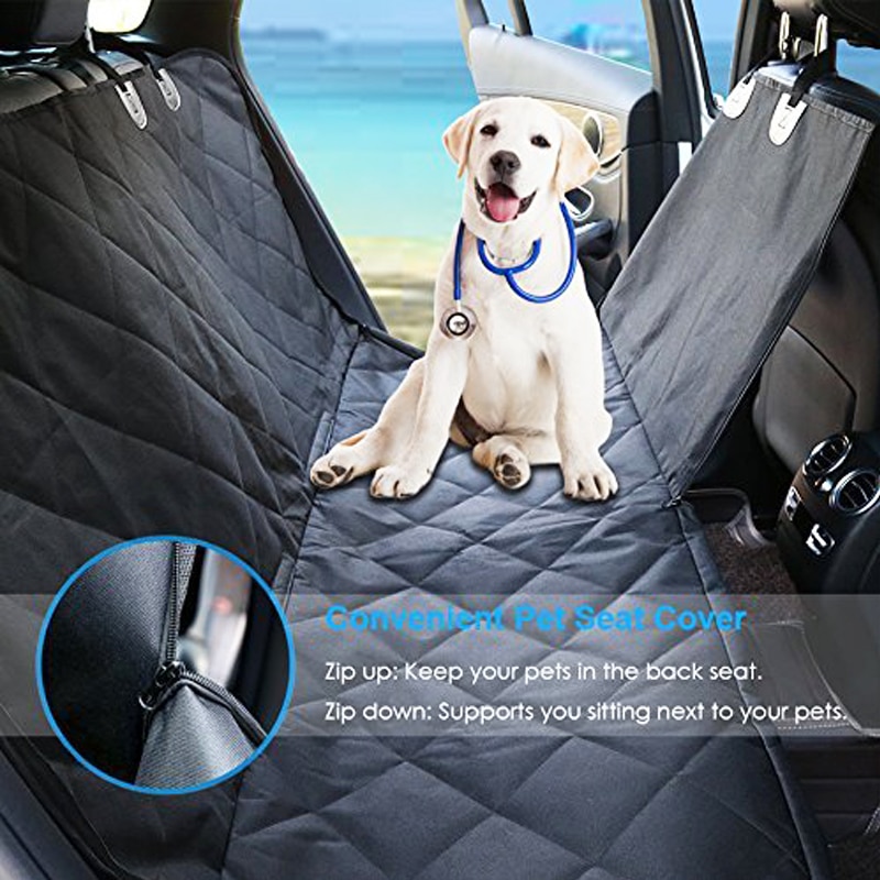 Rose Gold Back Seat Cover Dog Hammock Car Truck SUV Pet Seat Cover  Waterproof Bench Seat Protector Washable Easy Install Car Accessories 