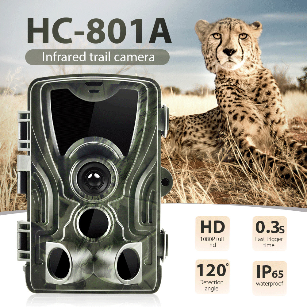 Êñ∞Ê¨æÊà∑Â§ñÈò≤Ê∞¥È´òÊ∏ÖÁ∫¢Â§ñËøΩË∏™ÊâìÁåéÁã©ÁåéÁõ∏Êú∫HC-801A16MP0.3ÁßíÂêØÂä®3PIR