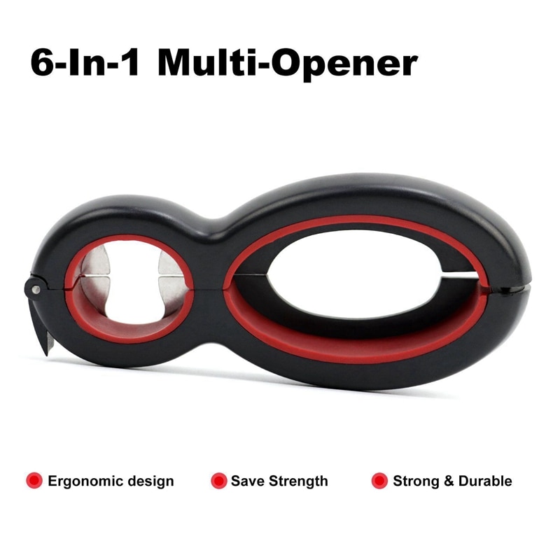 Safety can opener, strong can opener, bottle opener, side cover, one hand -  CJdropshipping