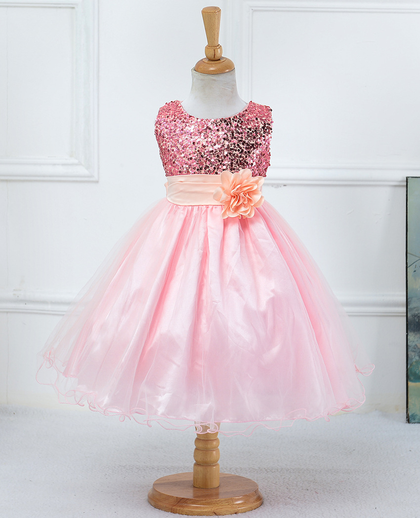 Baby Sequin Princess Dress for Flower Girl Wedding - MAMTASTIC