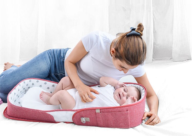 Foldable Travel Crib for Babies and Toddlers - MAMTASTIC