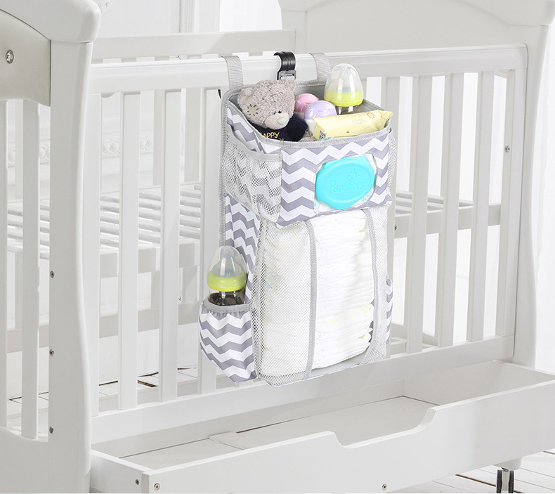 Hanging Diaper Organizer for Crib: Keep Essentials Within Reach - MAMTASTIC