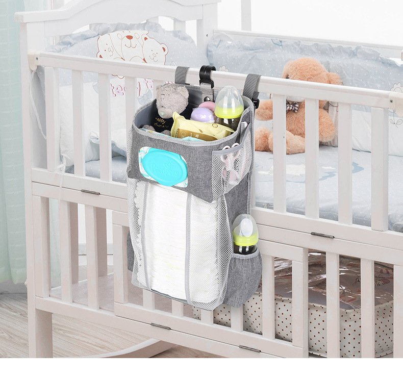 Hanging Diaper Organizer for Crib: Keep Essentials Within Reach - MAMTASTIC