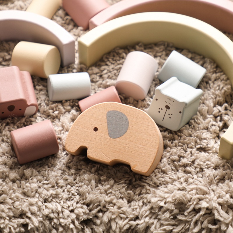 Wooden Elephant Balance Toy for Toddlers and Babies - MAMTASTIC