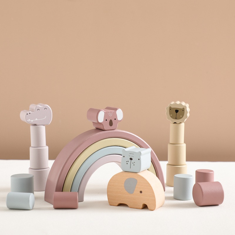 Wooden Elephant Balance Toy for Toddlers and Babies - MAMTASTIC