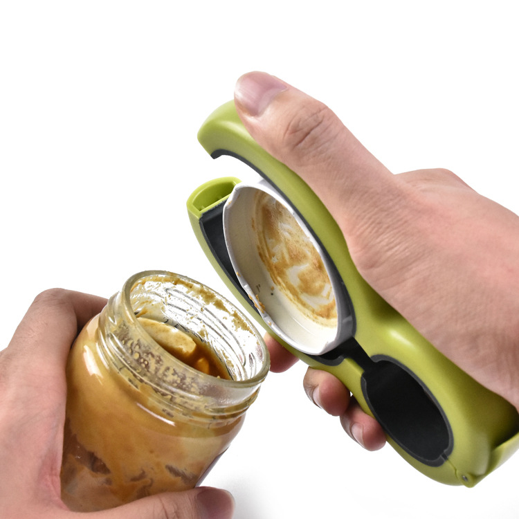 Safety can opener, strong can opener, bottle opener, side cover, one hand -  CJdropshipping