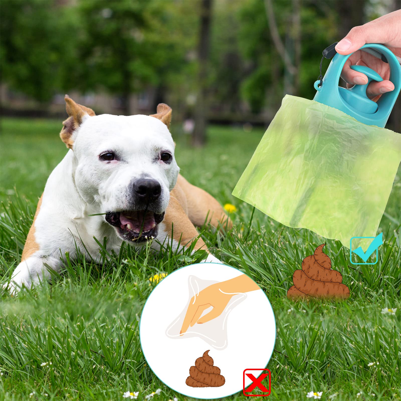 Dog poop shop collector harness