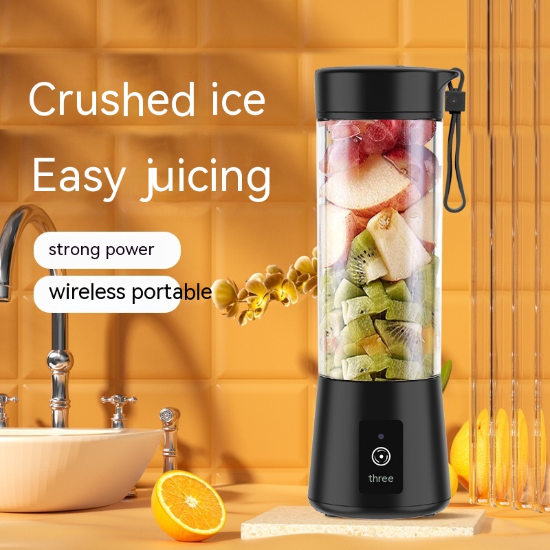 Portable Small Electric Juicer Stainless Steel Blade Cup Fruit Smoothie  Blender