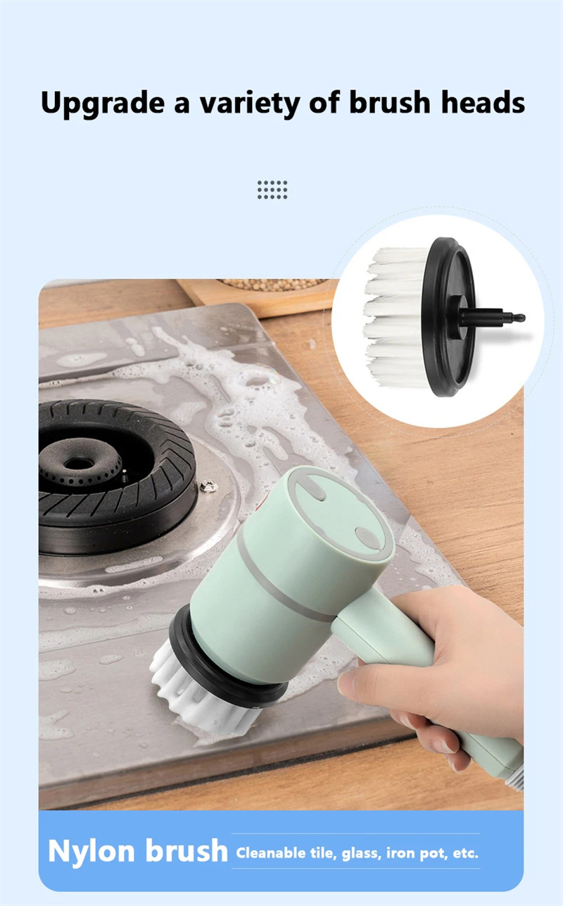 Wireless Electric Rotary Cleaning Brush 2 Speed - CJdropshipping
