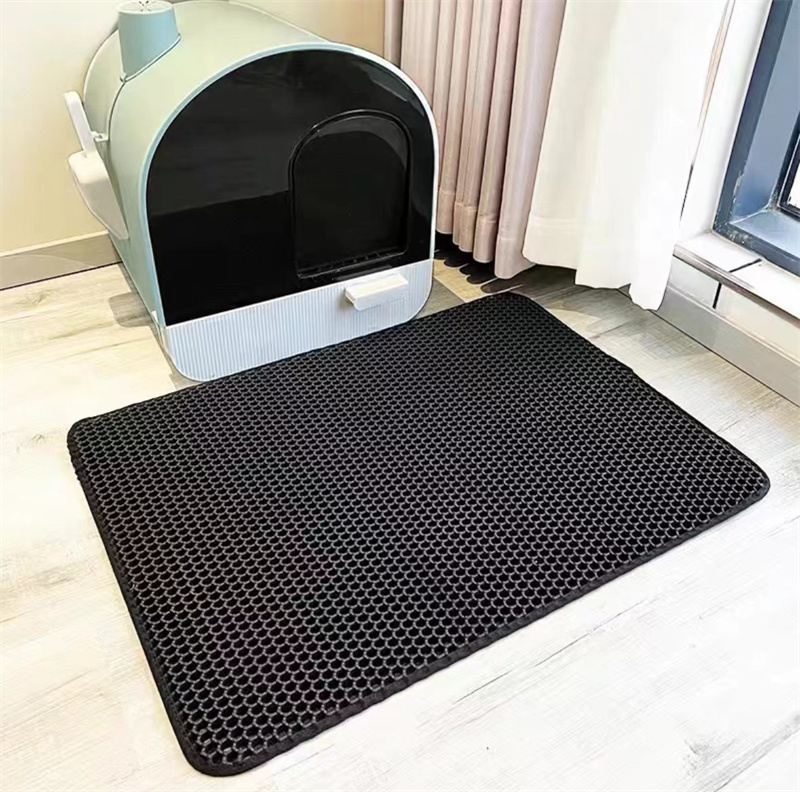 Dropship Cat Litter Mat; Kitty Litter Trapping Mat; Double Layer Mats With  MiLi Shape Scratching Design; Urine Waterproof; Easy Clean; Scatter Control  21 X 14 Yellow to Sell Online at a Lower