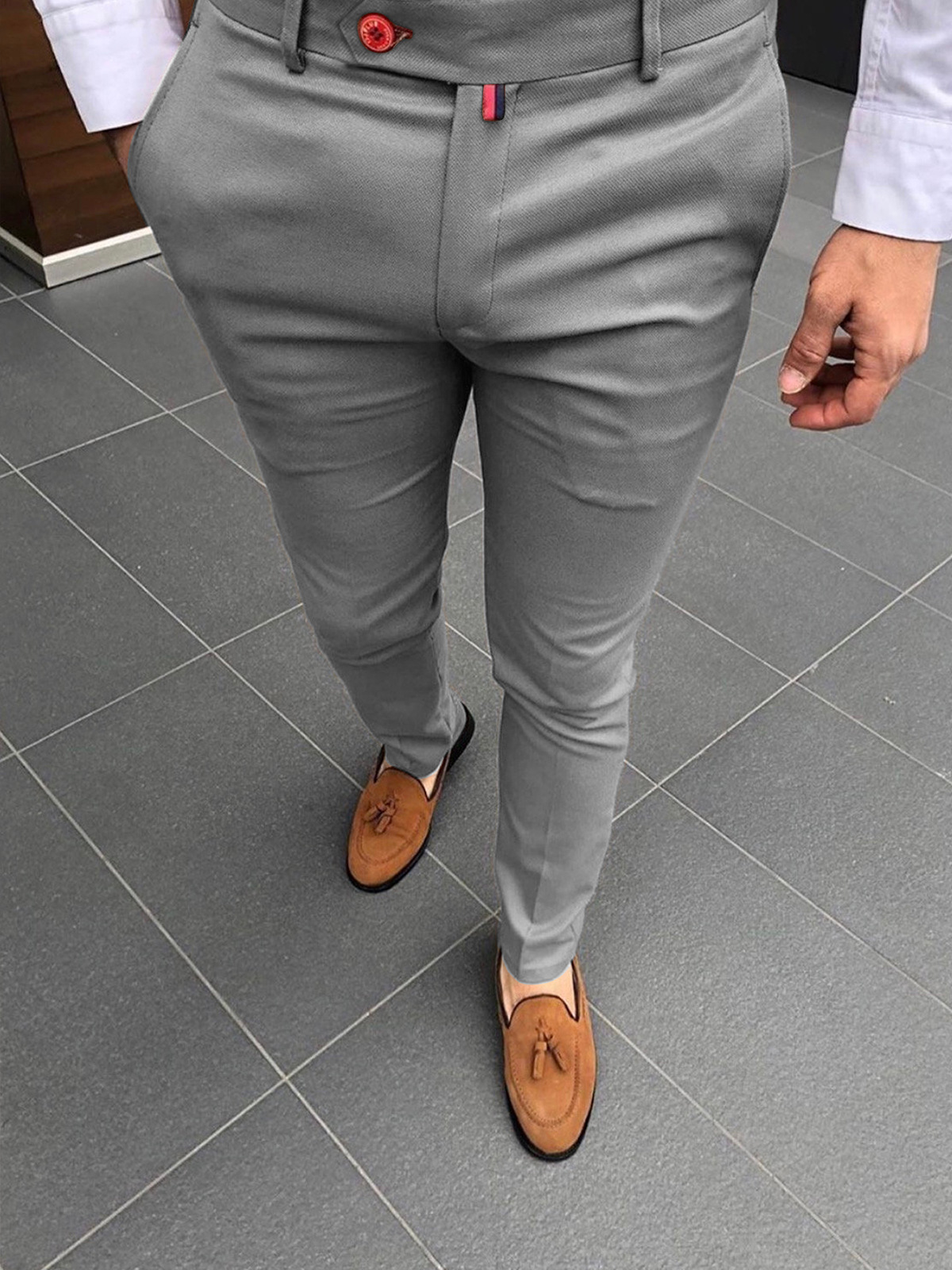 Light Grey Color Slimfit Formal Pant For Gents Comfortable, Soft Feel Formal  Trouser For Men Formal Pant For Men Office, Travel, Meeting, |  livetectelecom.com.br