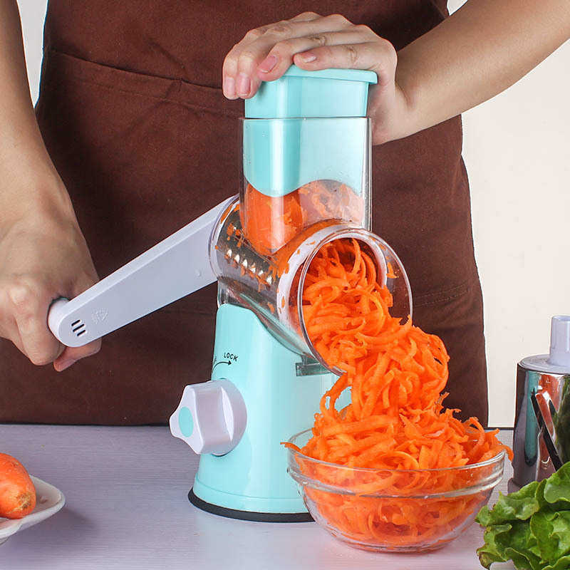 Manual Manual Rotary Vegetable Slicer Slicer Kitchen Roller Tool For Round  Graters, Potato, Carrot, And Cheese Shredding From Cleanfoot_elitestore,  $14.66