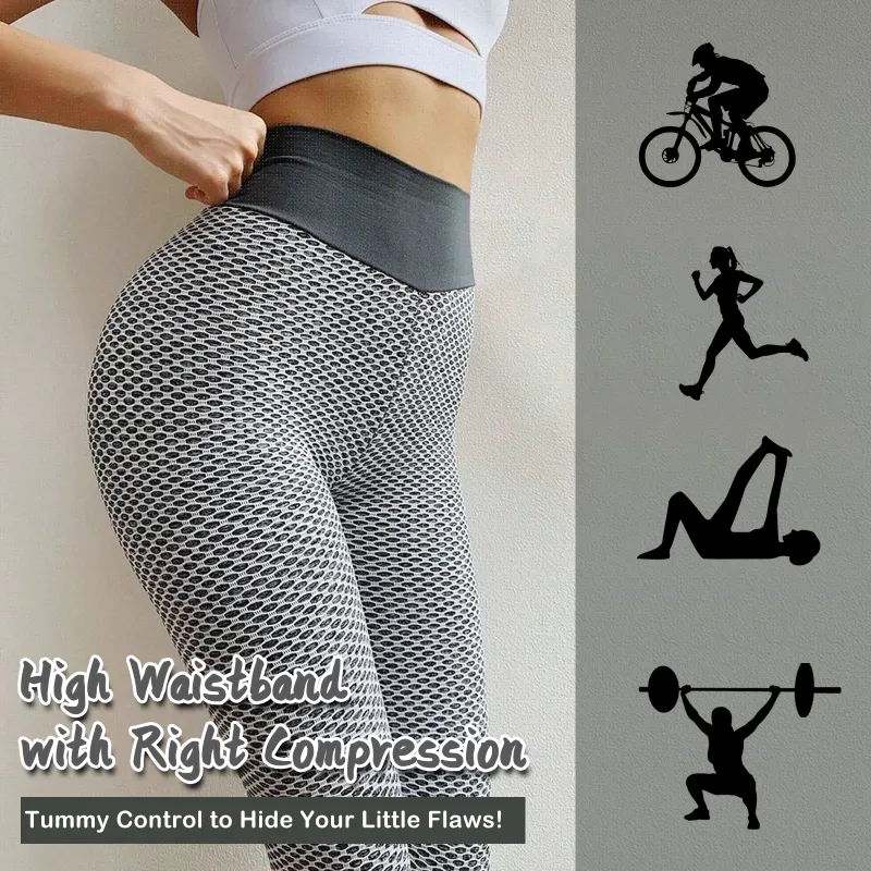 TIK Tok Leggings Women Butt Lifting Workout Tights Plus Size Sports High  Waist Yoga Pants Light Grey - CJdropshipping