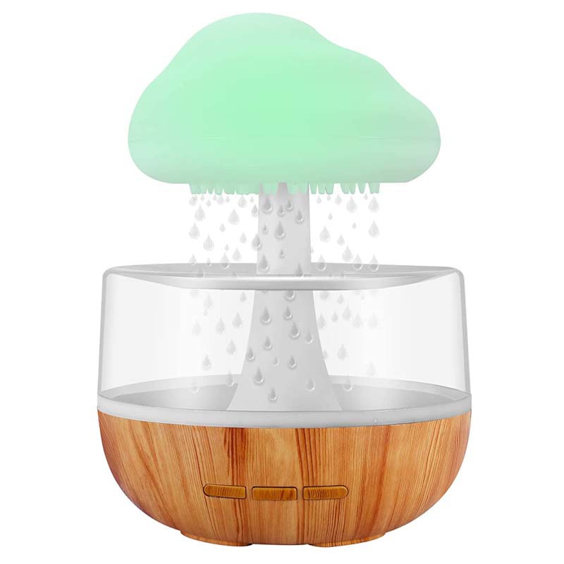 Mushroom Air Humidifier Rain Cloud Night Light Smell Distributor