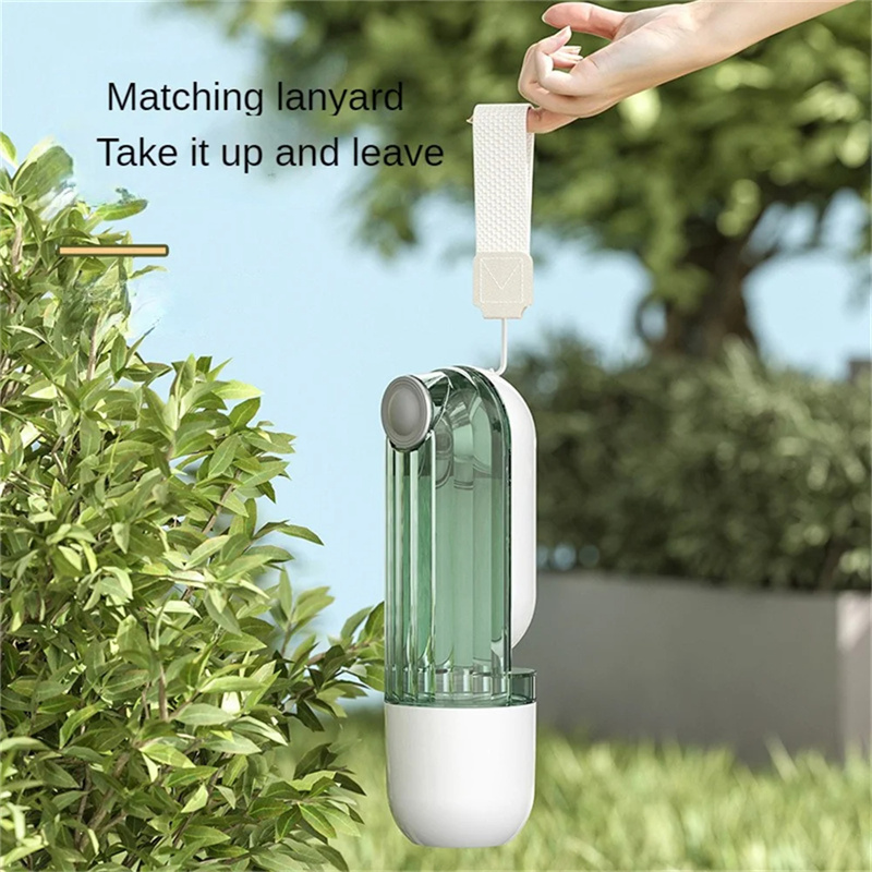 2 In 1 Pet Water Cup Segment Design Green Dog Walking Portable Drinkin —  Impresshubs